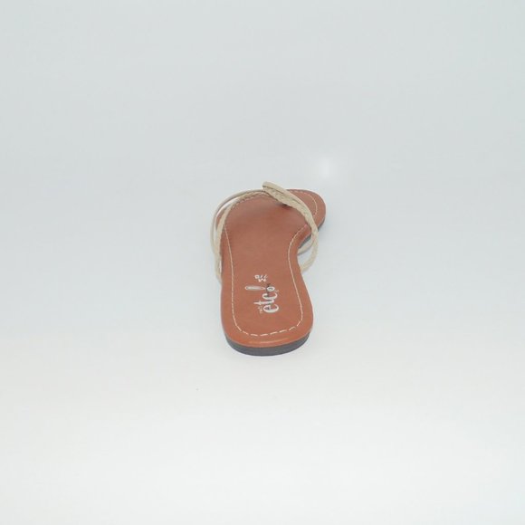 Rue21 Tan/Brown Flat Sandals Sizes 6-9 - Picture 5 of 8